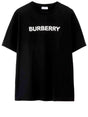 BURBERRY Contrasting Logo Print Cotton T-Shirt