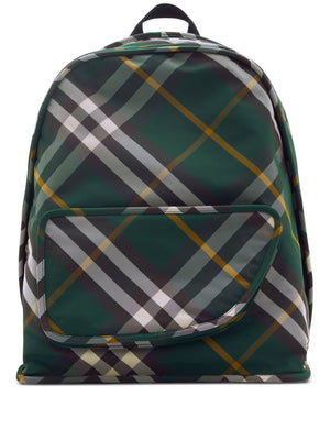 BURBERRY Multicolor Nova Check Nylon Backpack for Men