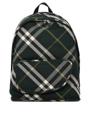 BURBERRY 24SS Men's Green Backpack