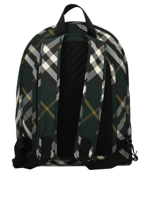 BURBERRY 24SS Men's Green Backpack