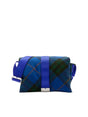 BURBERRY Checkered Design Padded Messenger Handbag - 29x27x14 CM