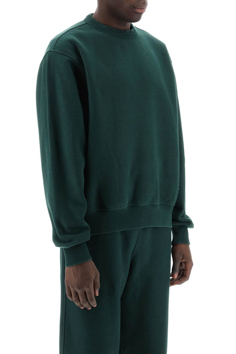 BURBERRY Green Oversized Crewneck Sweatshirt for Men - SS24 Collection