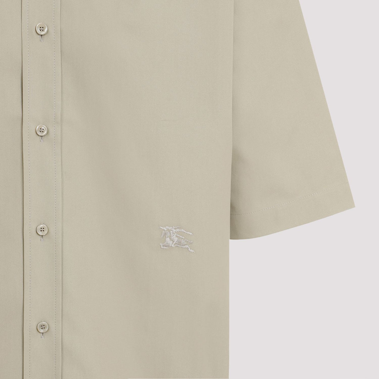 SS24 Green Cotton Men's Shirt by Burberry