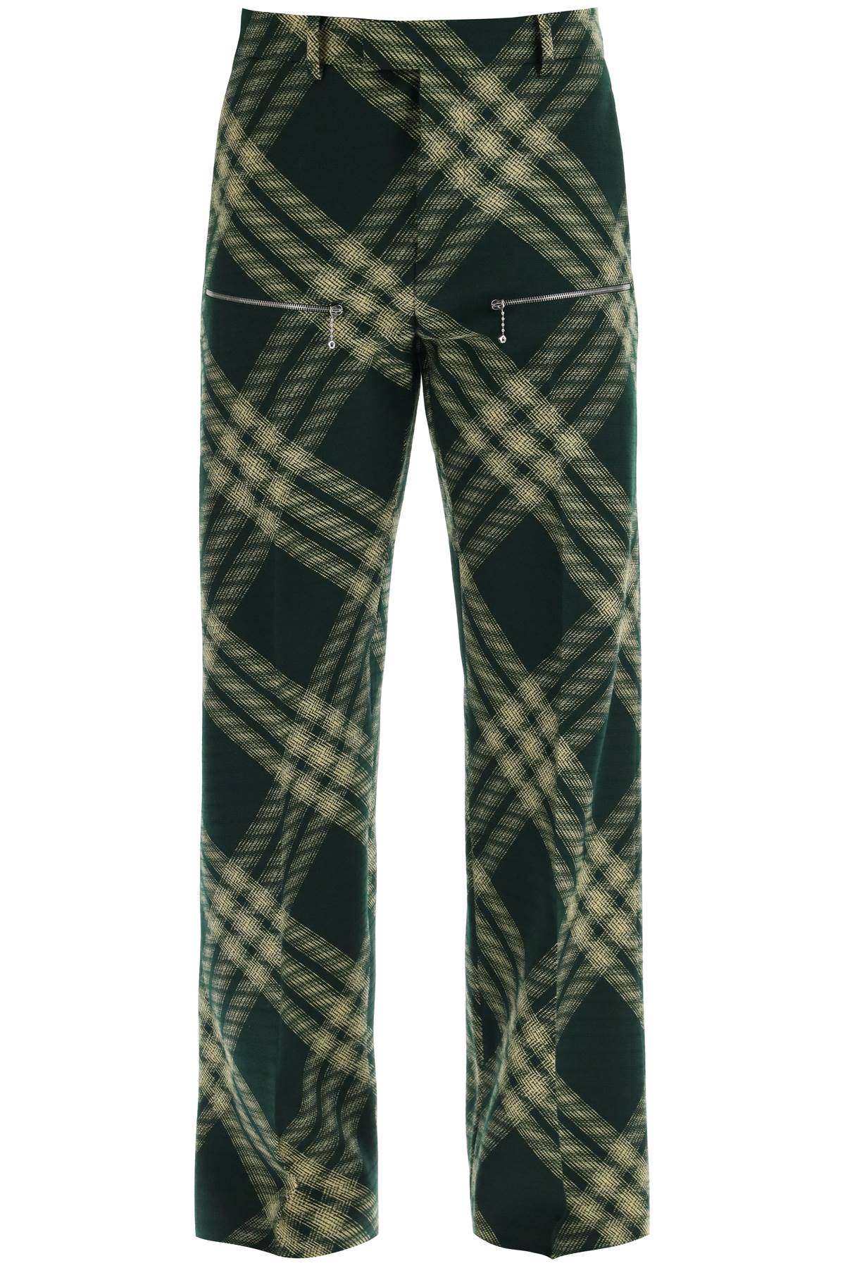 BURBERRY Men's Pied of Poule Workwear Pants