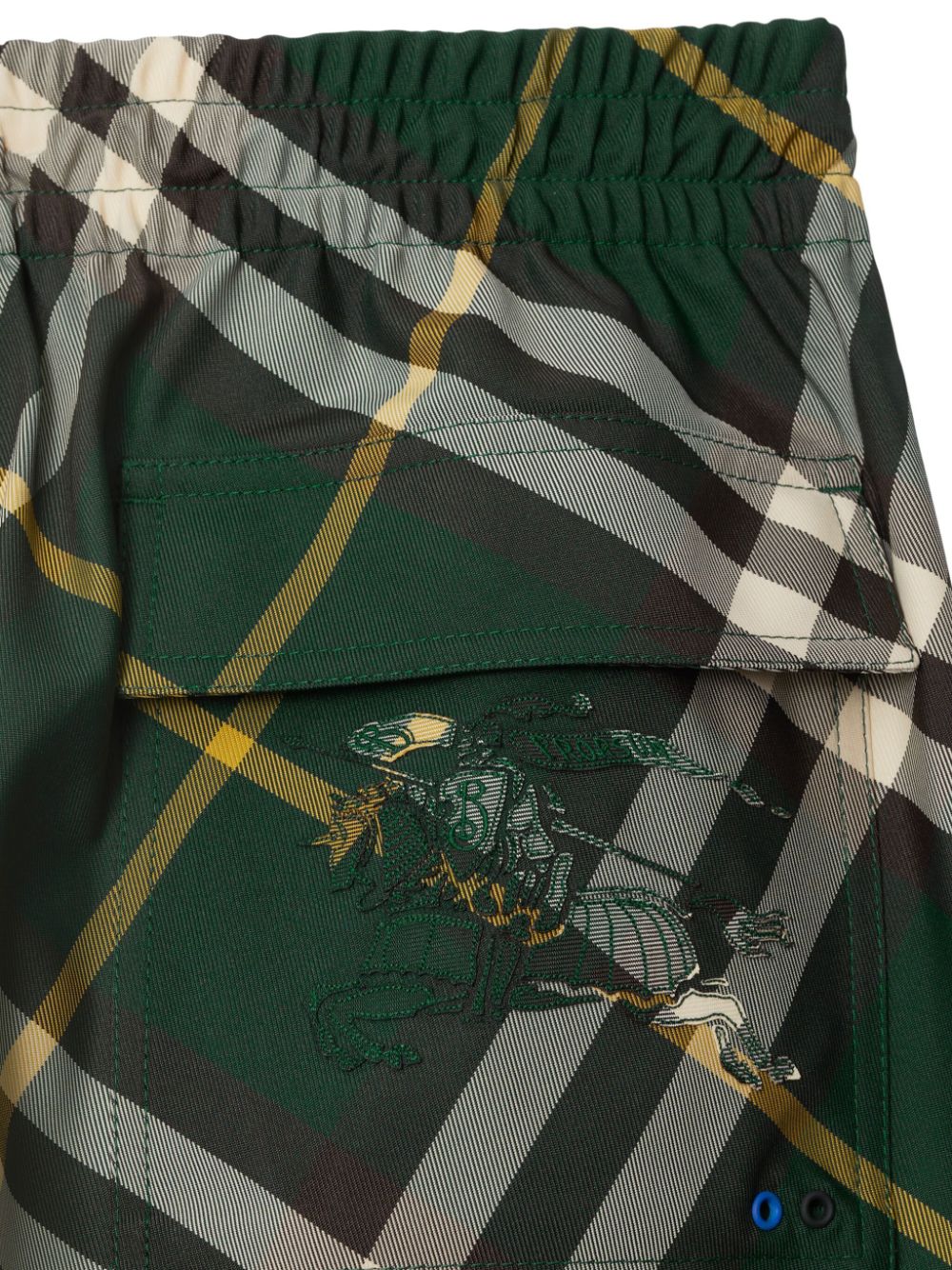 BURBERRY Classic Green Check Trousers