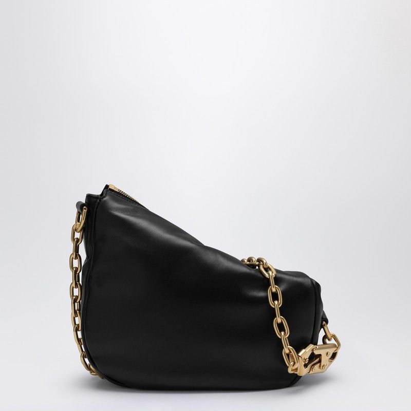 BURBERRY Elegant Black Leather Mini Handbag