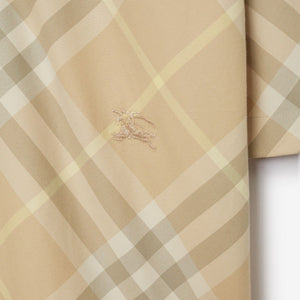 BURBERRY Men's Tan Flax Shirt for SS24 Collection