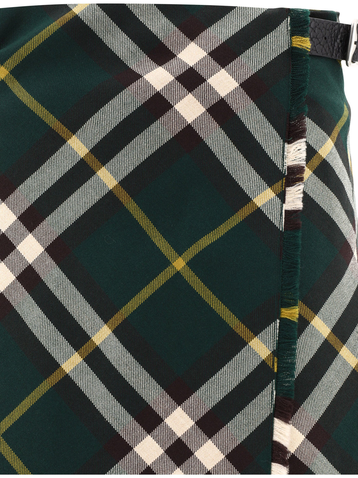 BURBERRY 24SS Green Mini Skirt for Women