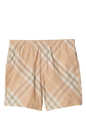 BURBERRY Men's Swim Pants for a Stylish Beach Look - 24SS Collection