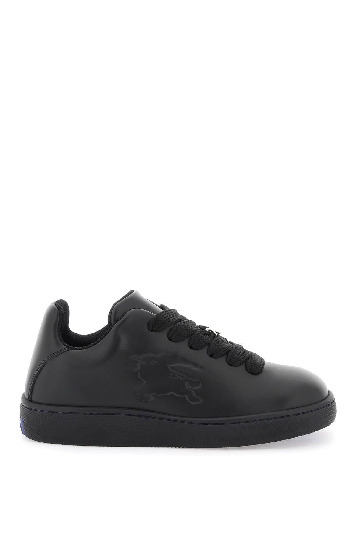 BURBERRY Luxurious Black Leather Sneakers for Women