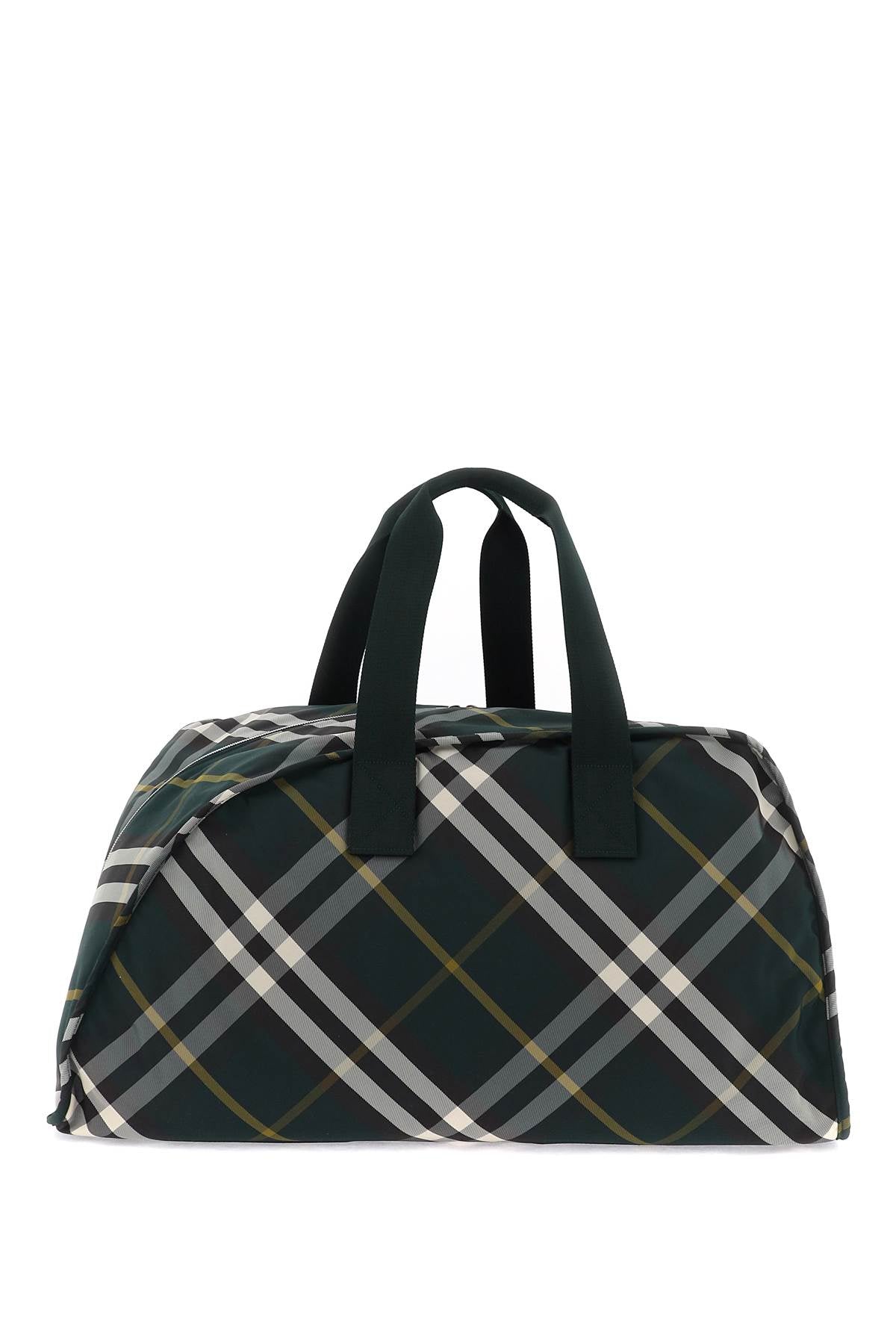 BURBERRY Large Shield Men's Duffle Handbag in Green for SS24