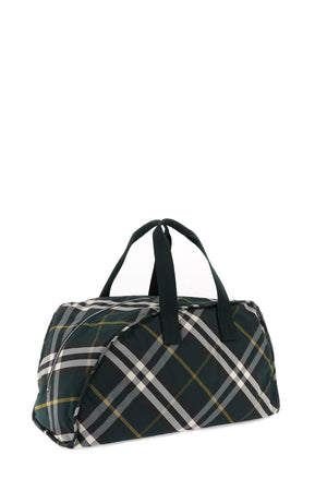 BURBERRY Large Shield Men's Duffle Handbag in Green for SS24