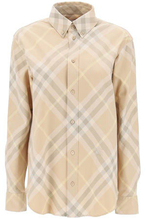 BURBERRY New Arrival: Beige Women's Shirts for 24SS Season