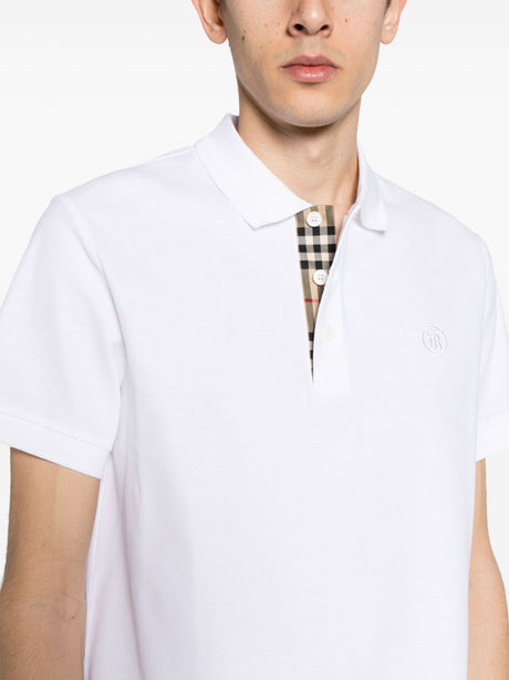 BURBERRY Eddie Organic Pique Polo Shirt - Regular Fit