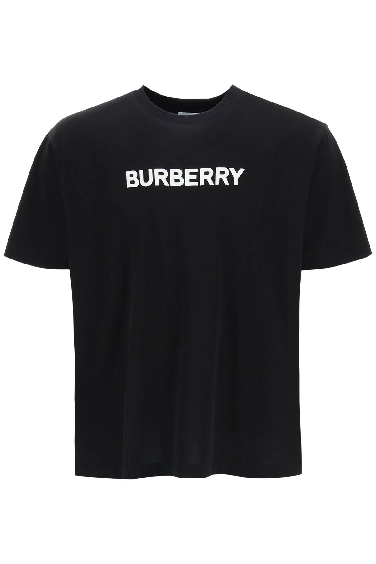 BURBERRY Classic Women's Black Cotton T-Shirt for Fall/Winter '24