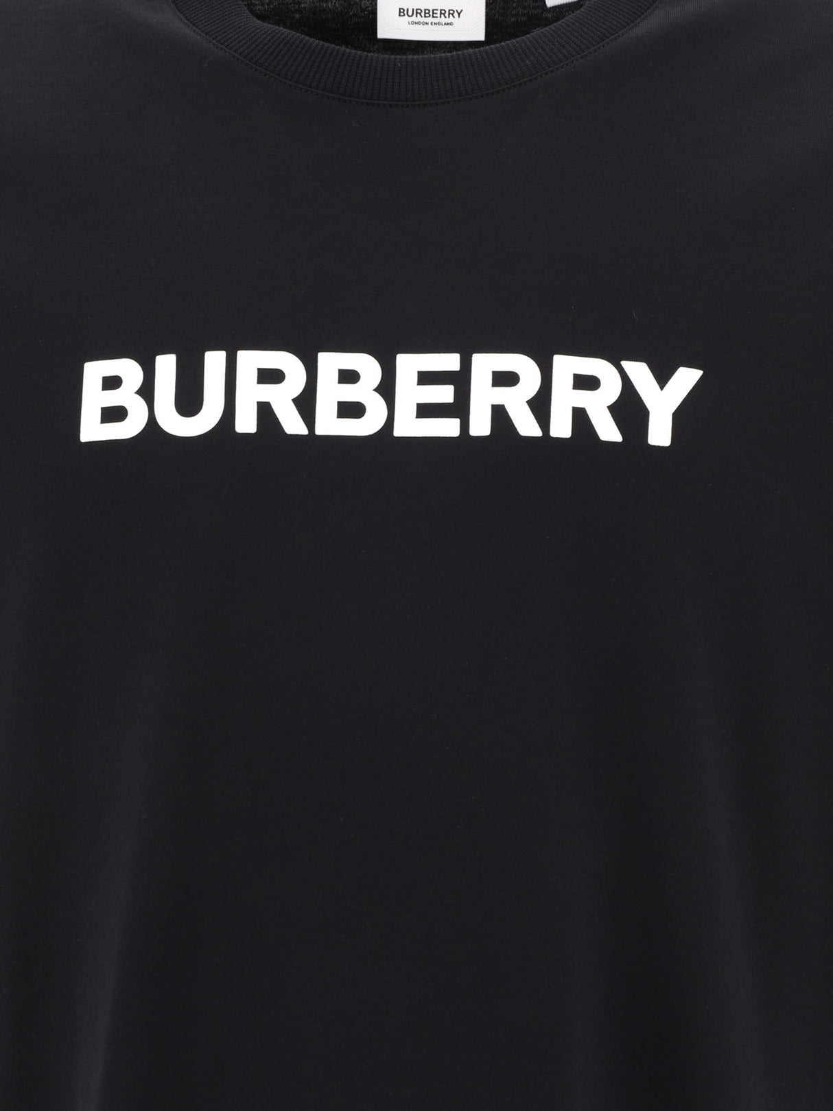 BURBERRY Classic Women's Black Cotton T-Shirt for Fall/Winter '24