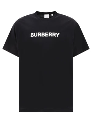 BURBERRY Classic Women's Black Cotton T-Shirt for Fall/Winter '24