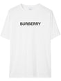 BURBERRY Men's White Cotton Crew-Neck T-Shirt for SS24