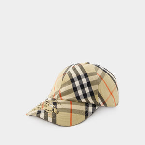 BURBERRY Classic Check Baseball Cap for Men