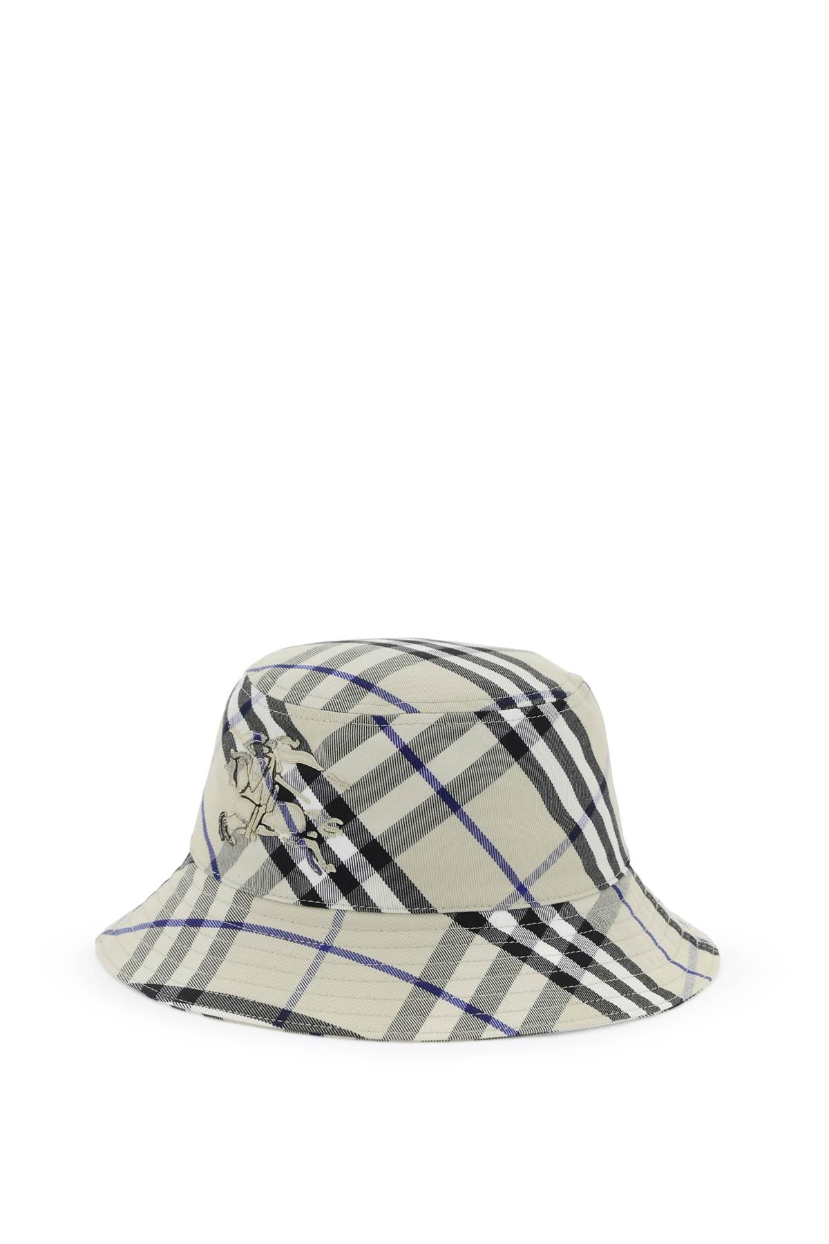 BURBERRY Cotton Blend Bucket Hat - Size S