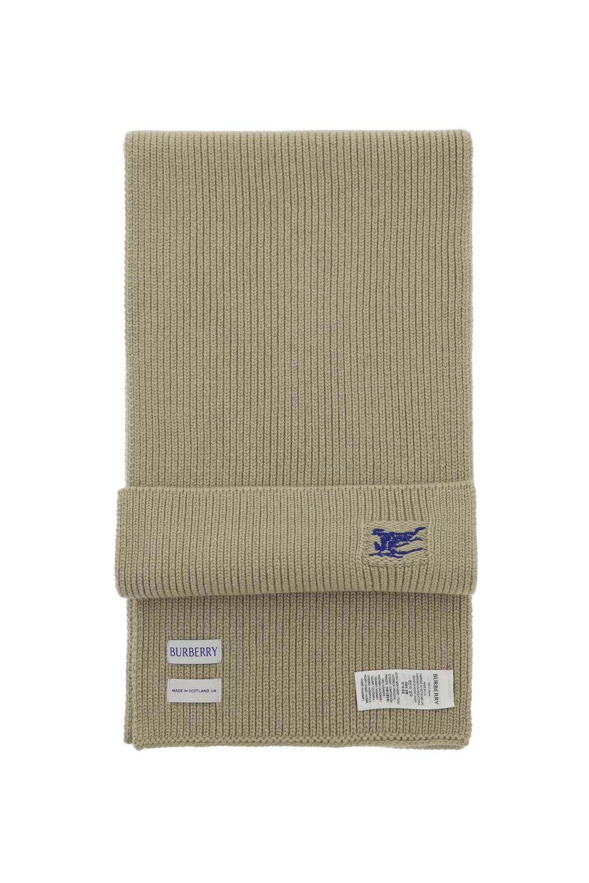 BURBERRY Ribbed Cashmere Scarf