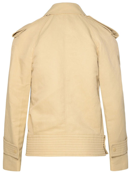 BURBERRY Beige Jacket with Buttons for Women - SS24 Collection