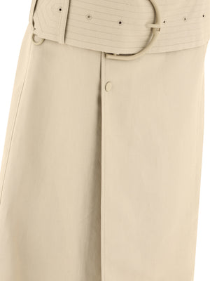 BURBERRY Sophisticated Beige Trench Skirt for Women - SS24 Collection