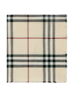 BURBERRY Classic Check Wool Scarf 200x90 cm