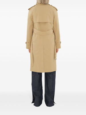 BURBERRY Women’s Mid-Length Cotton Trench Jacket