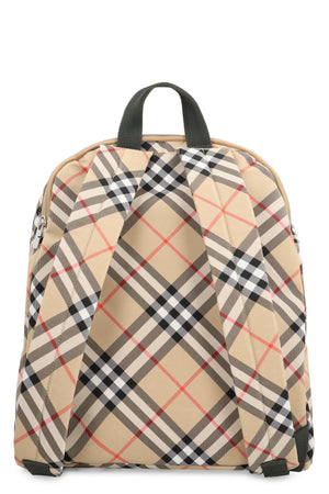 BURBERRY Chic Printed Nylon Backpack 35x41x14 cm