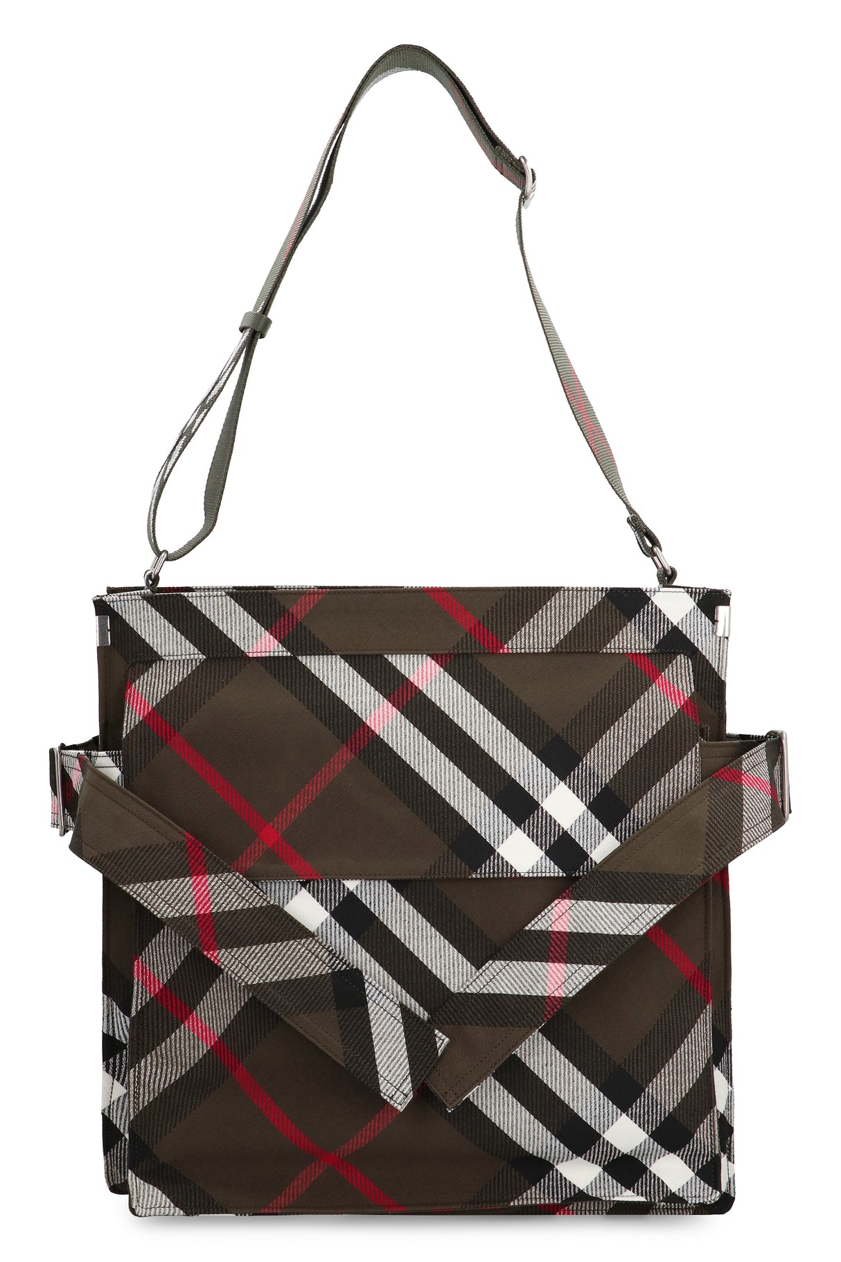 BURBERRY Check Motif Tote Handbag - 40 CM