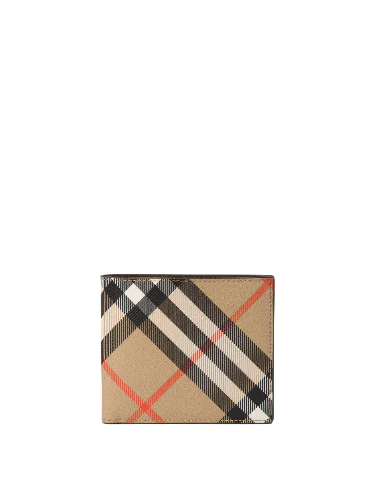 BURBERRY Elegant Leather Bi-fold Wallet