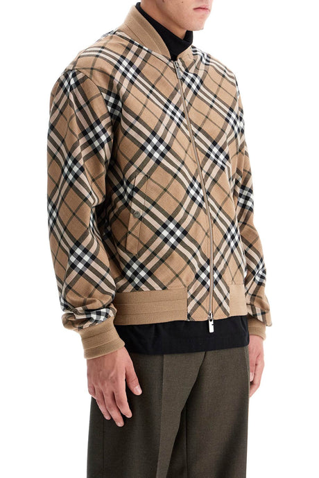 BURBERRY Vintage Check Zip-Up Jacket for Men - Fall/Winter 2024