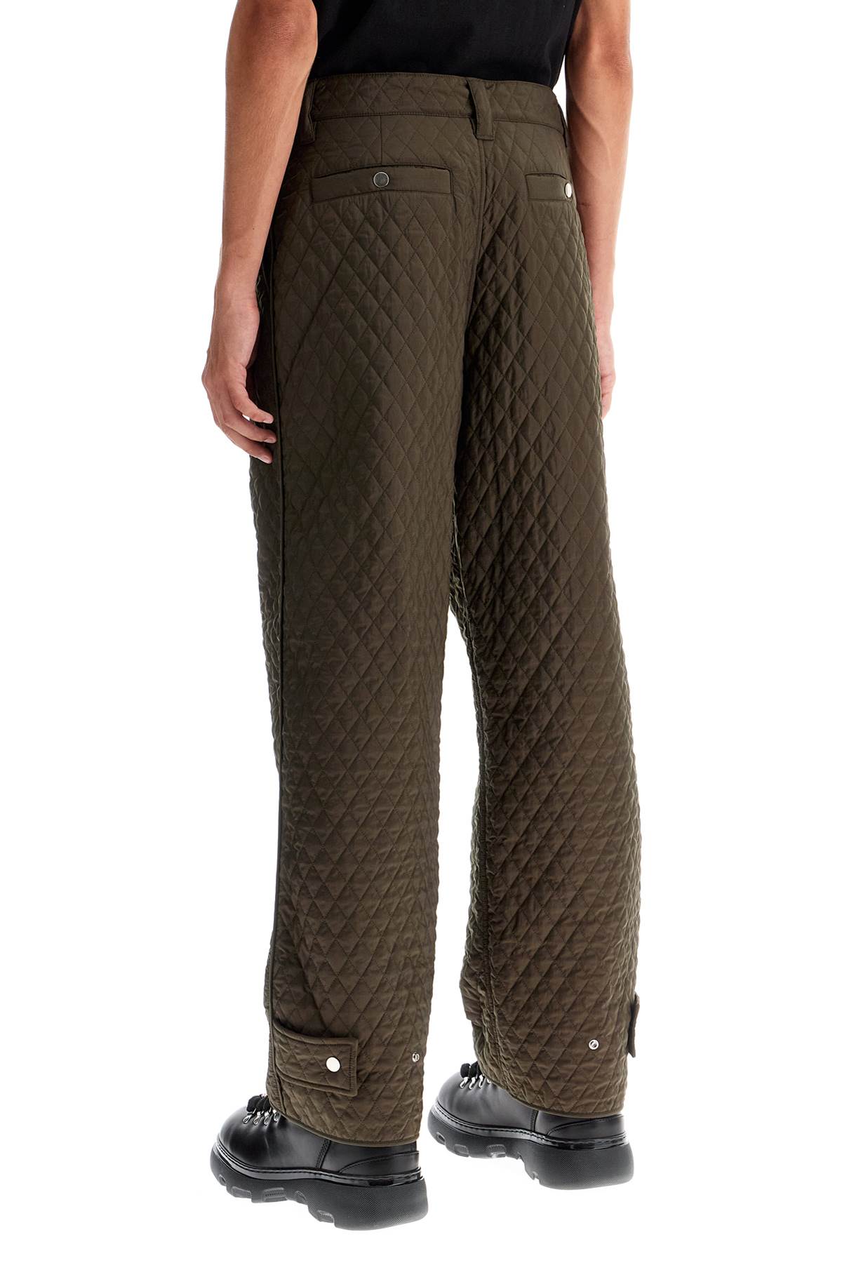 BURBERRY Quilted Nylon Oversized Trousers