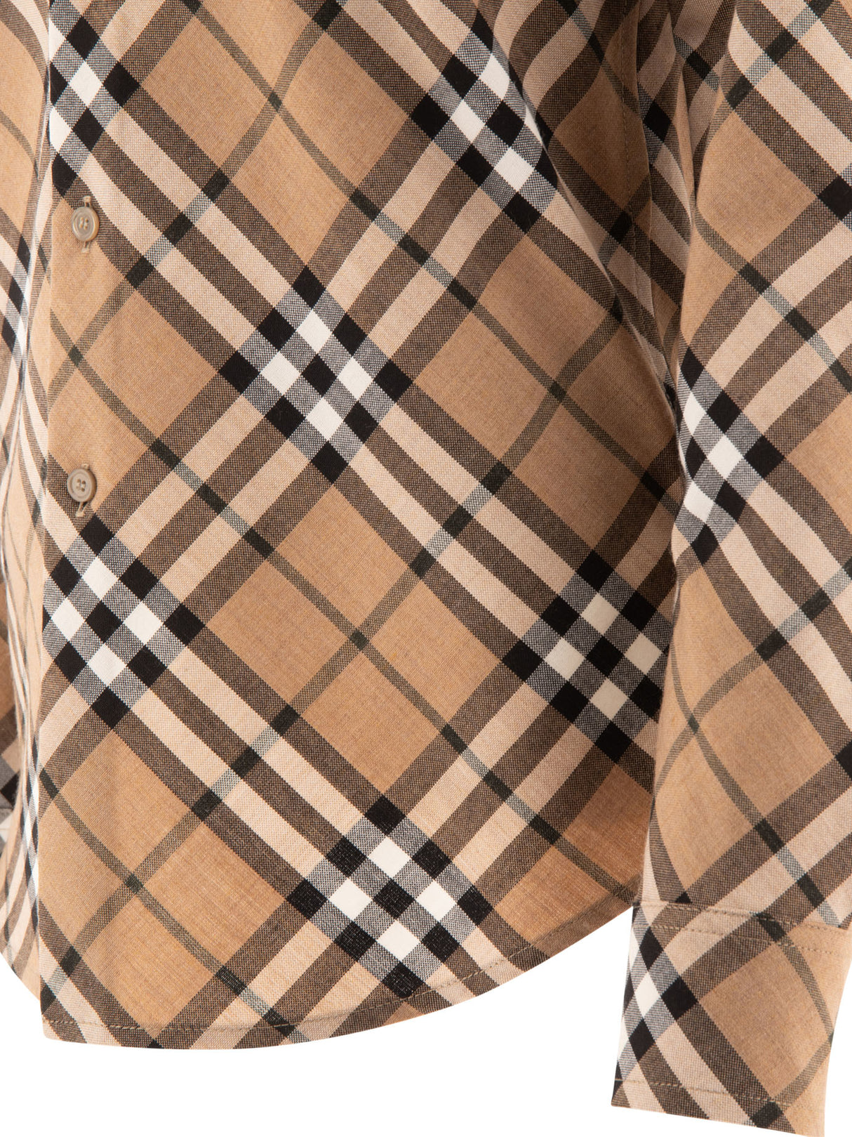 BURBERRY Classic Check Wool Blend Shirt