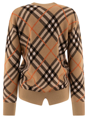 BURBERRY Classic Check Wool-Blend Sweater