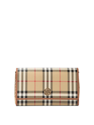 BURBERRY Elegant Mini Chain Wallet (19.5x11x4 cm)