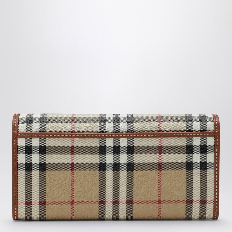 BURBERRY Mini Coated Canvas Wallet