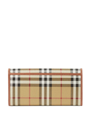 BURBERRY Classic Brown Mini Leather Wallet