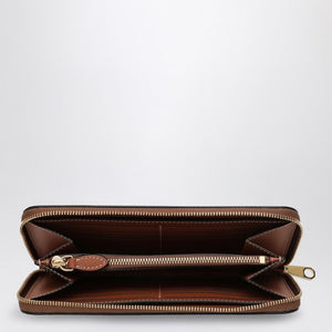 BURBERRY Mini Check Pattern Zipped Wallet