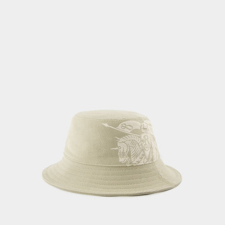 BURBERRY Contemporary Beige Twill Bucket Hat