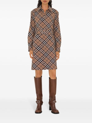 BURBERRY Multicolor Tweed Mini Dress