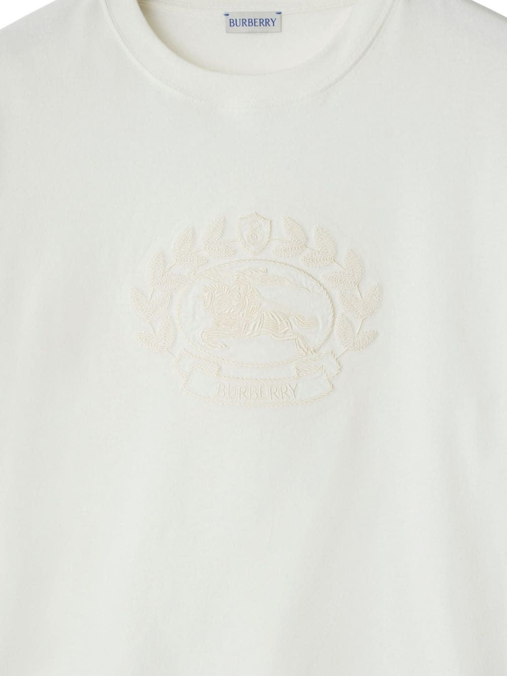 BURBERRY Classic Chalk Cotton Tee