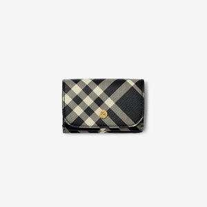 BURBERRY Checkered Mini Wallet for Women