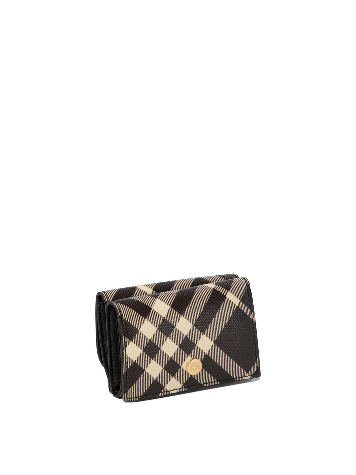 BURBERRY Compact Check Mini Wallet 10x8.5x2.5 cm