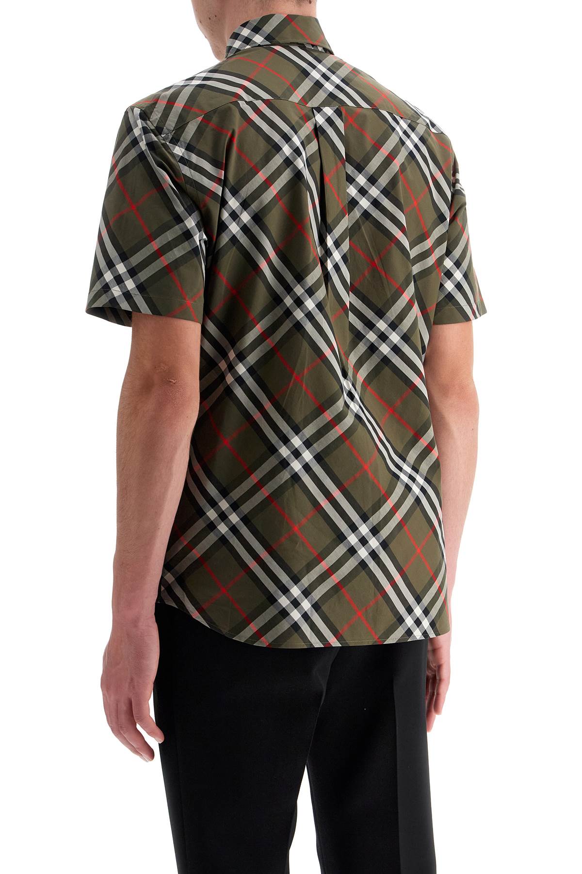 BURBERRY Cotton Short-Sleeved Shirt for Men - Regular Fit