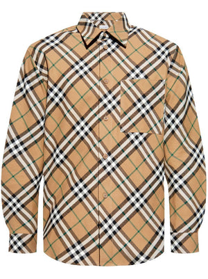 BURBERRY Classic Check Button-Up Shirt for Men