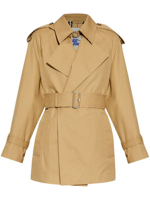 BURBERRY Classic Cotton Trench Jacket for Women - FW24