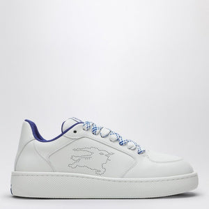 BURBERRY Elegant White Leather Stock Sneakers for Women