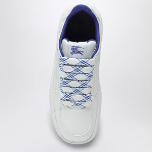 BURBERRY Elegant White Leather Stock Sneakers for Women